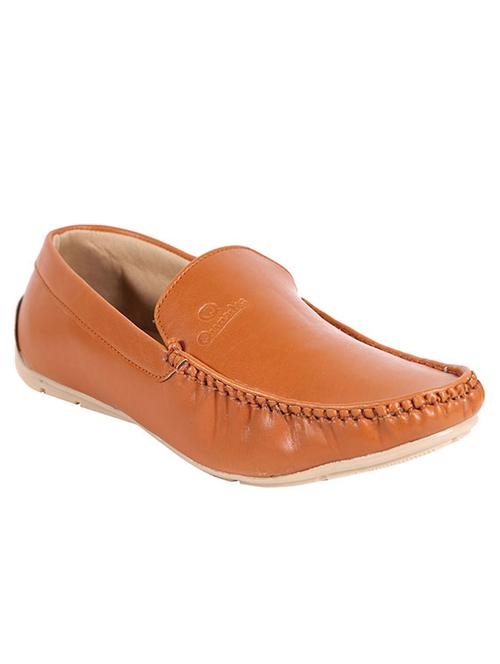 tan synthetic slip on loafers - 11468208 - Very Small Image - 1