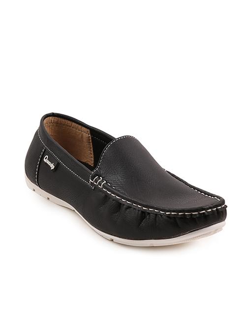 black synthetic slip on loafers - 11468225 - Very Small Image - 1