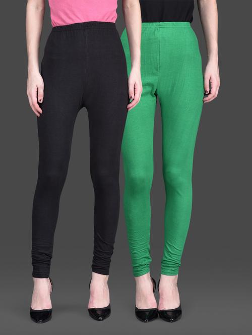 green and black leggings (set of 2) - 1147236 - Very Small Image - 1