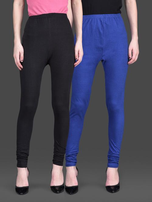 royal blue and black leggings (set of 2) - 1147241 - Very Small Image - 1