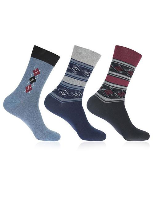 multi colored cotton sock sock set of 3 - 11476037 - Very Small Image - 1