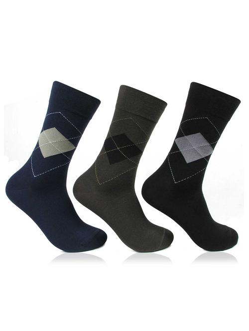 multi colored cotton socks sock set of 3 - 11476042 - Very Small Image - 1