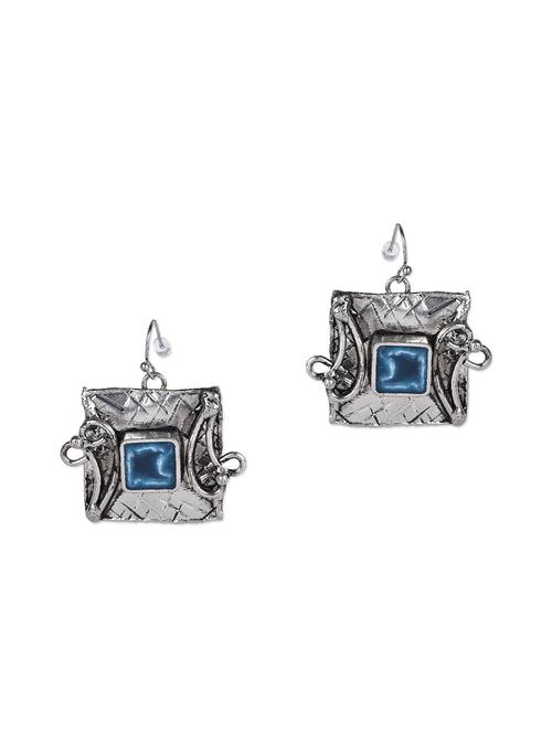 blue metal drop earrings - 1147930 - Very Small Image - 1