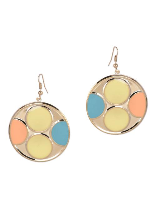 multicolor painted metallic drop earrings - 1147946 - Very Small Image - 1