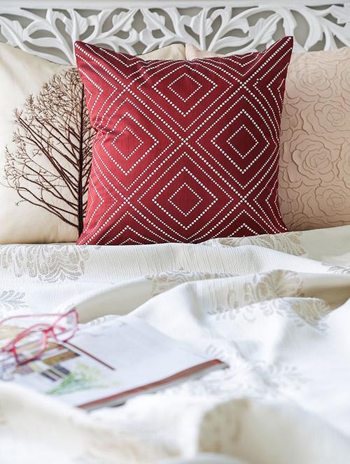 studed work multi color cushion cover 16"x16" 5 pcs set - 11481656 - Very Small Image - 1