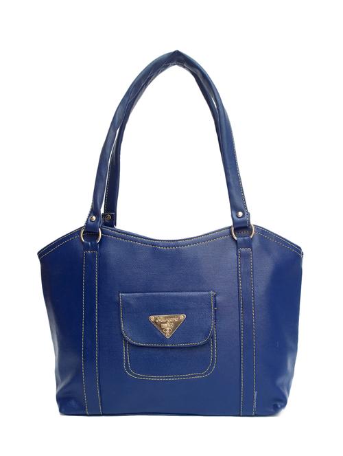 blue color, leatherette handbag - 11482878 - Very Small Image - 1