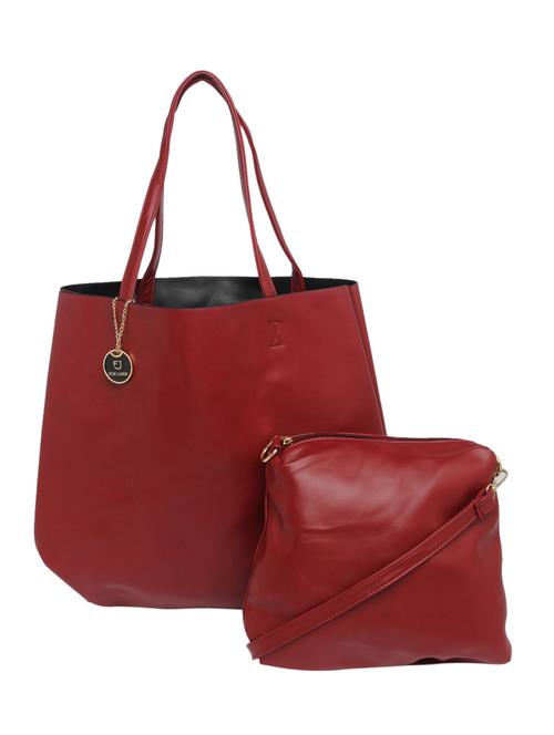 red leatherette handbag - 11483582 - Very Small Image - 1