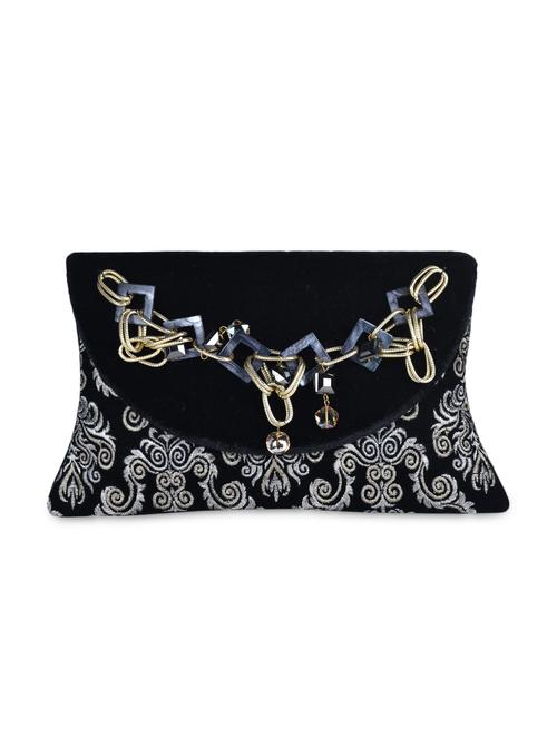 trims embellished brocade clutch - 1148650 - Very Small Image - 1