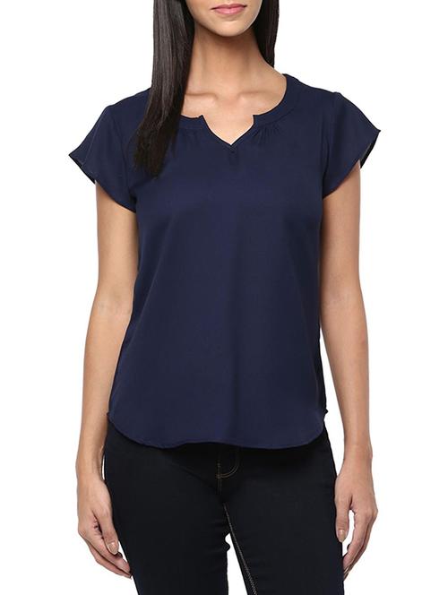 solid navy blue top - 11488923 - Very Small Image - 1