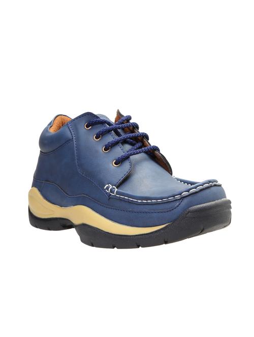 blue leatherette low ankle boot - 11489539 - Very Small Image - 1