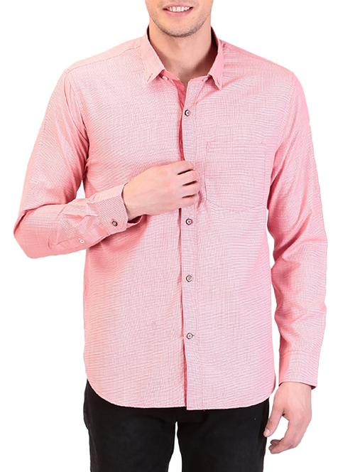 pink cotton casual shirt - 11494065 - Very Small Image - 1