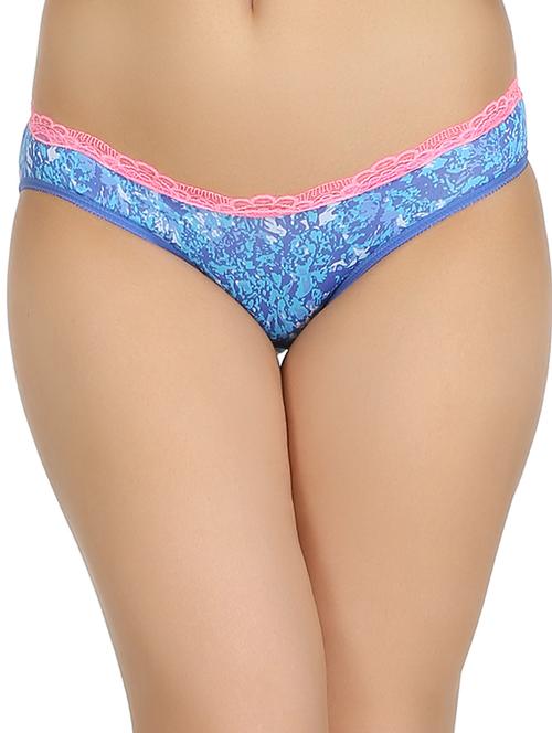 blue nylon bikini panty - 11497367 - Very Small Image - 1