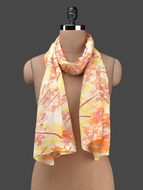 multicolour printed cotton stole - 1149751 - Very Small Image - 1