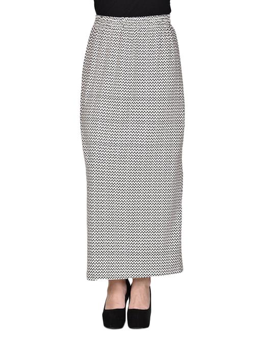 white cotton skirt - 11498180 - Very Small Image - 1