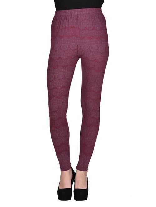 purple viscose legging - 11498187 - Very Small Image - 1
