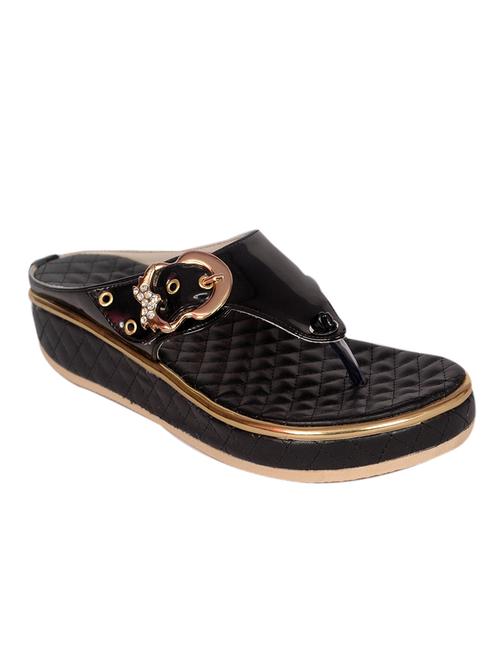 black embellished heel sandal - 11502017 - Very Small Image - 1