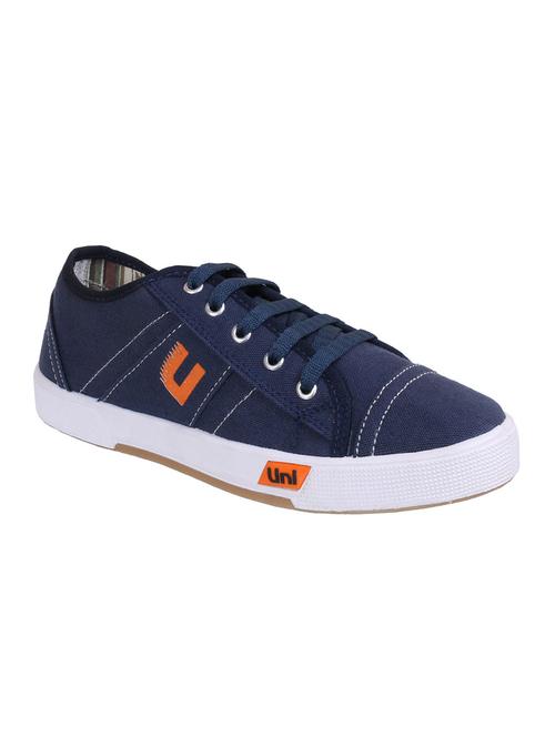 blue canvas lace up sneaker - 11502338 - Very Small Image - 1