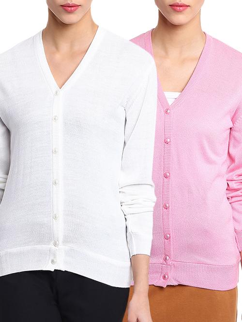 multi colored wool cardigan - 11504484 - Very Small Image - 1
