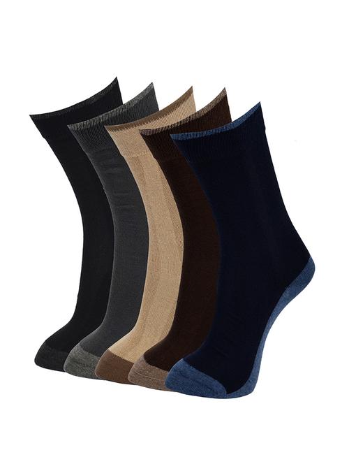 multi colored cotton sock (set of 5) - 11507482 - Very Small Image - 1