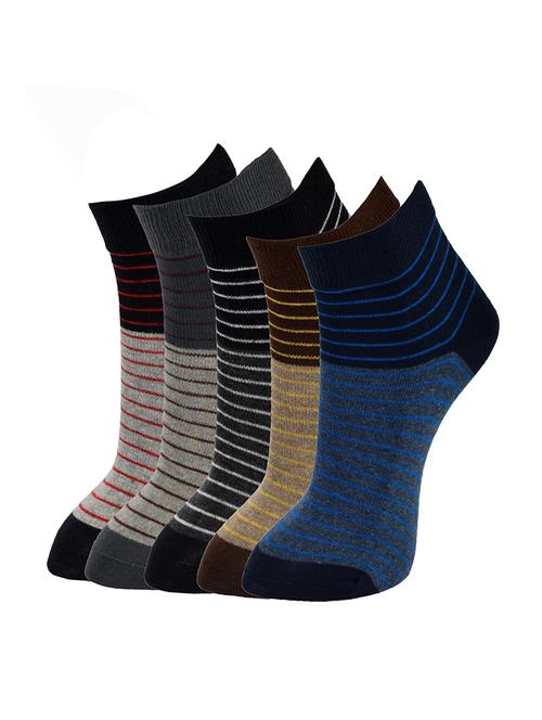 multi colored cotton sock (set of 5) - 11507485 - Very Small Image - 1