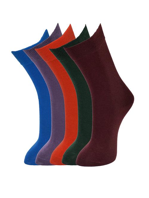 multi colored cotton sock (set of 5) - 11507489 - Very Small Image - 1