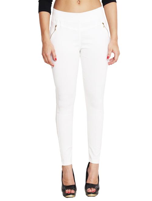 white nylon jeggings - 11508377 - Very Small Image - 1