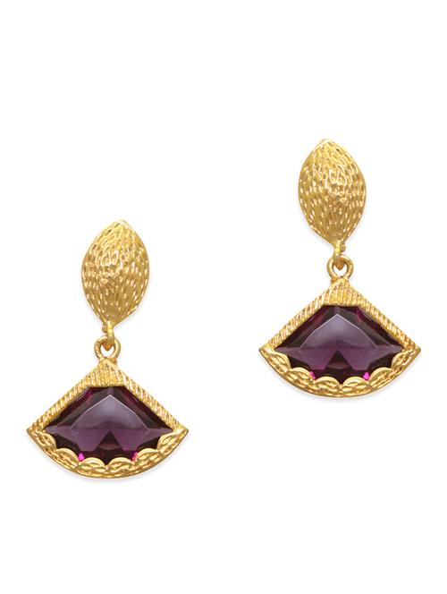 red embellished zinc earrings - 11509073 - Very Small Image - 1