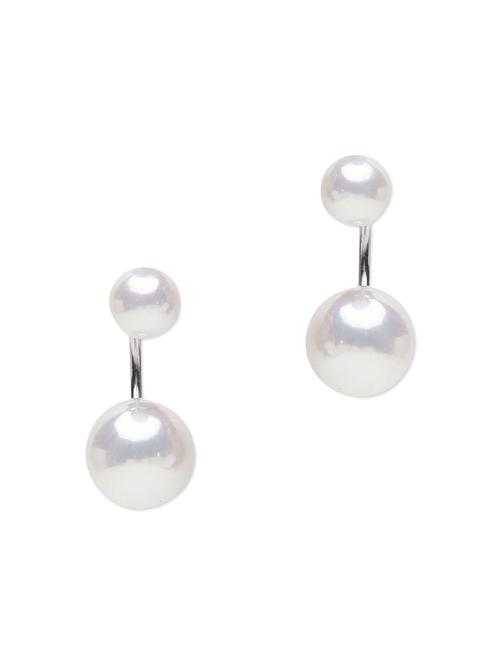 silver metallic pearl ear jackets - 1150954 - Very Small Image - 1