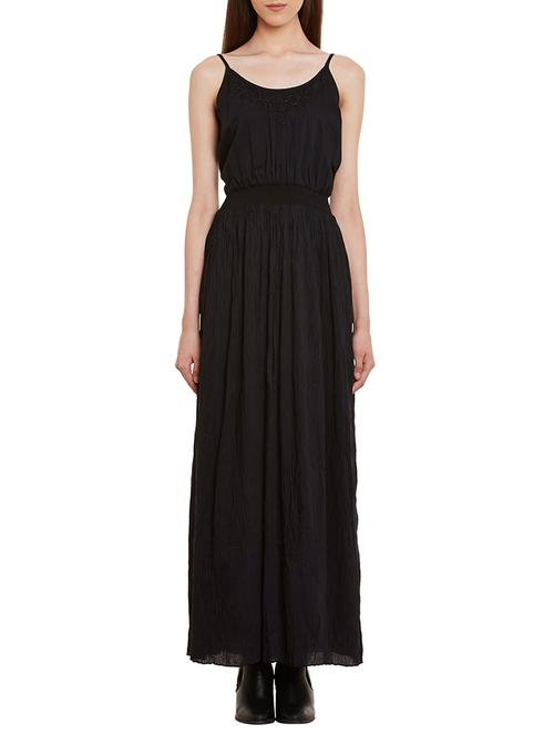 black viscose dress - 11511047 - Very Small Image - 1