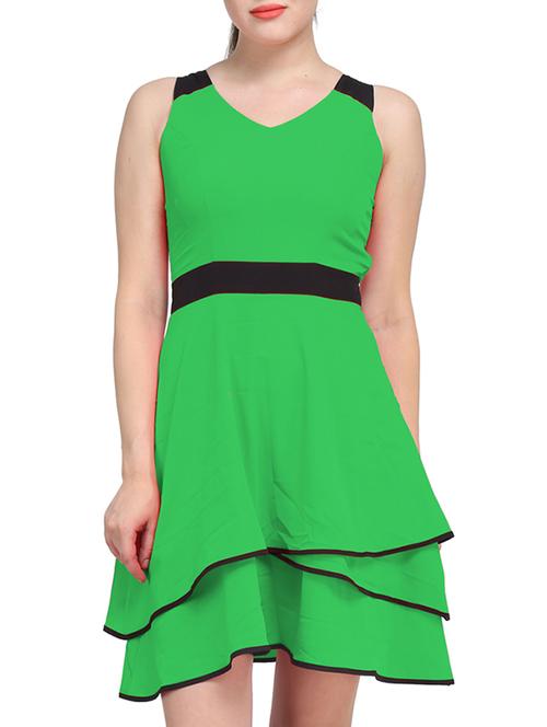 green layered dress - 11519436 - Very Small Image - 1