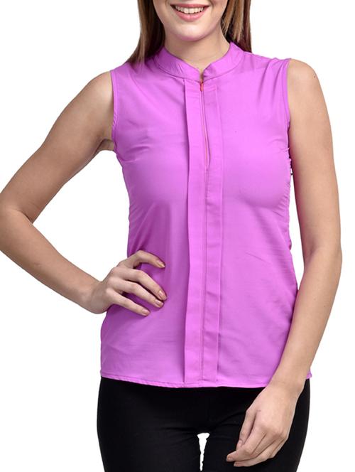 purple polyester regular top - 11519497 - Very Small Image - 1