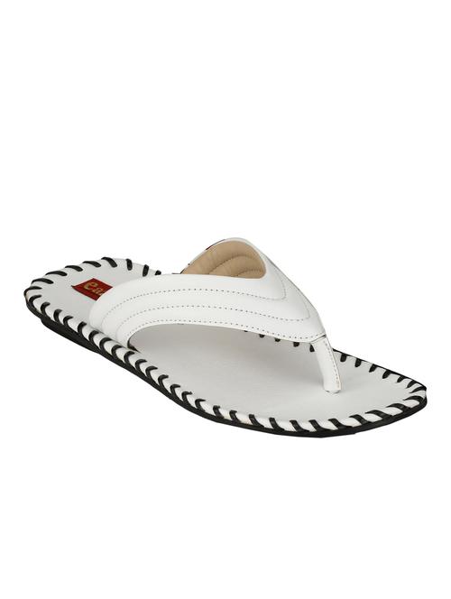white faux leather slipper - 11522300 - Very Small Image - 1