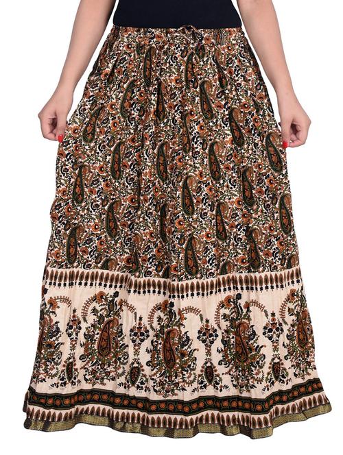 multi cotton flared skirts - 11522522 - Very Small Image - 1