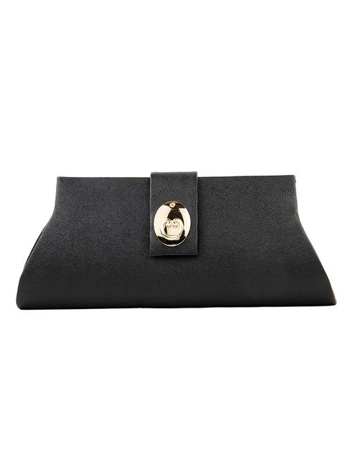 black leatherette clutch - 11529088 - Very Small Image - 1