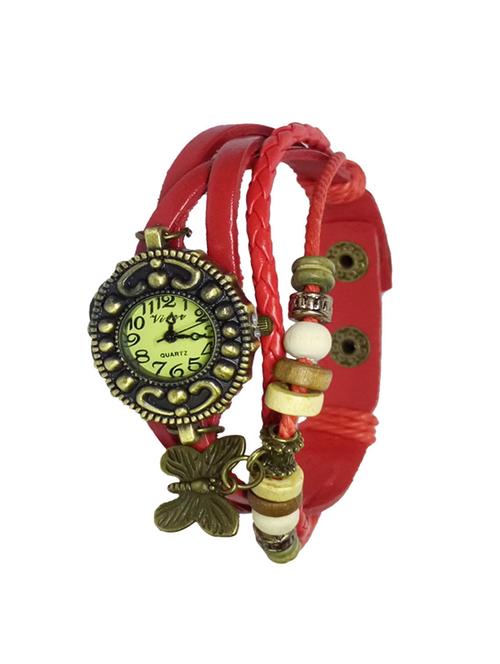 red bracelet wrist watch - 11529370 - Very Small Image - 1