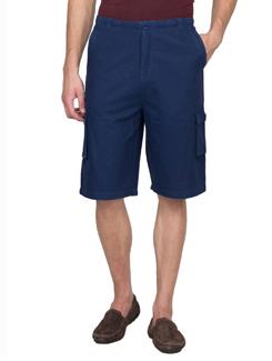 navy blue cotton three fourths - 11530882 - Very Small Image - 1