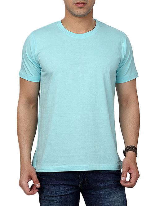 lght blue cotton t-shirt - 11533035 - Very Small Image - 1