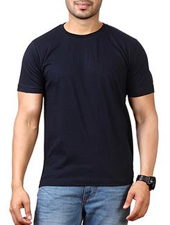 dark blue cotton t-shirt - 11533036 - Very Small Image - 1