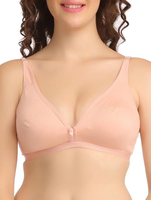 orange cotton regular bra - 11533463 - Very Small Image - 1