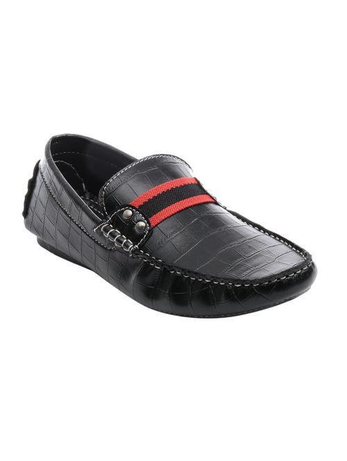 black leather slip on loafers - 11534479 - Very Small Image - 1