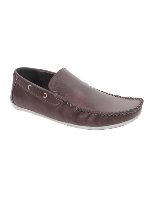 brown leather slip on loafers - 11534511 - Very Small Image - 1