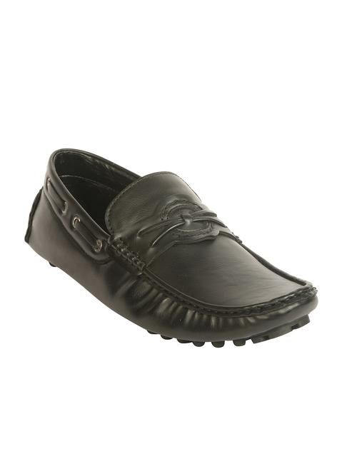 black leather slip on loafers - 11534518 - Very Small Image - 1