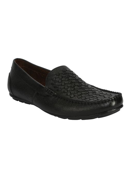 black leather slip on loafers - 11534528 - Very Small Image - 1