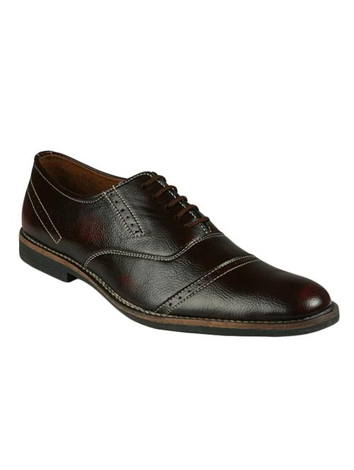 maroon leatherette oxfords - 11534565 - Very Small Image - 1