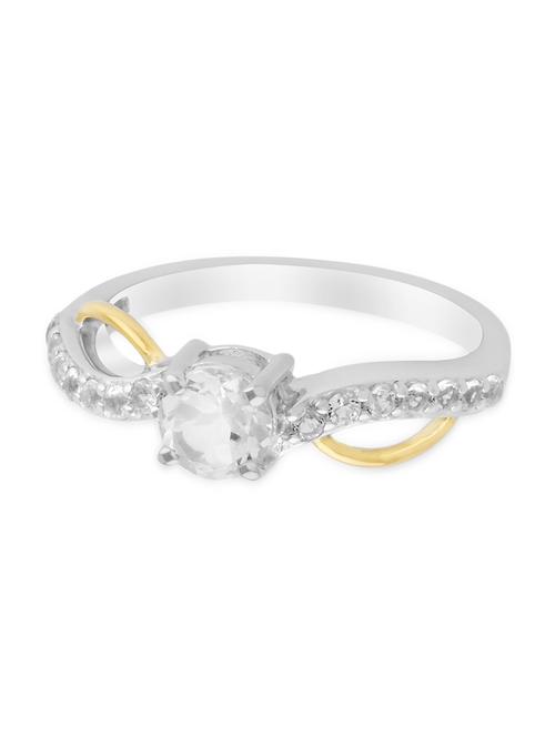 solitaire enagagement ring in white topaz - 11537135 - Very Small Image - 1