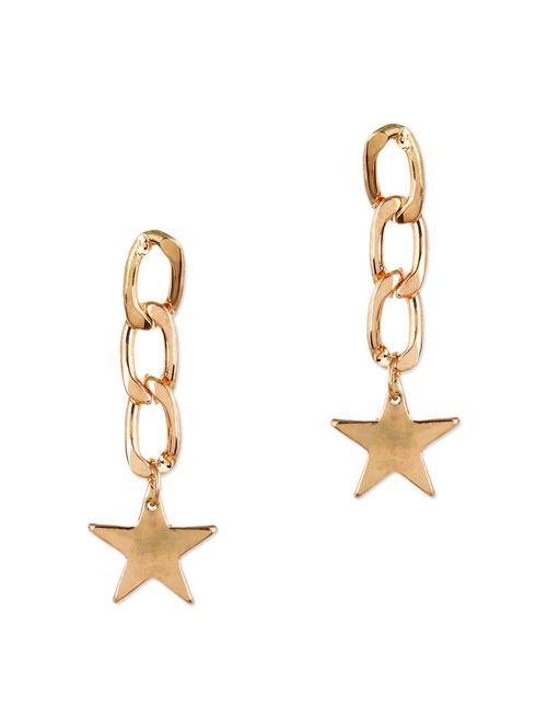 gold toned metal earrings - 11538919 - Very Small Image - 1