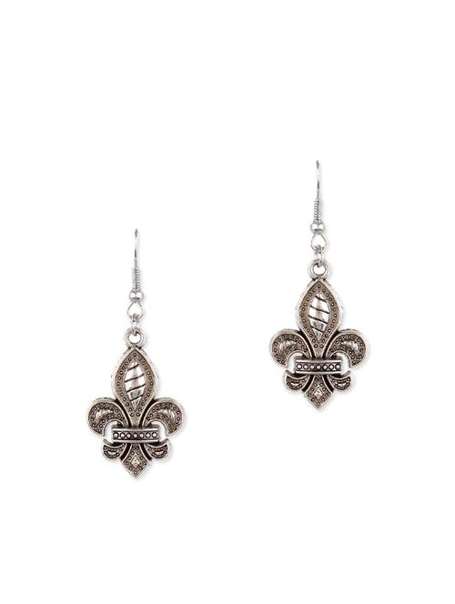 silver metal earring - 11539021 - Very Small Image - 1