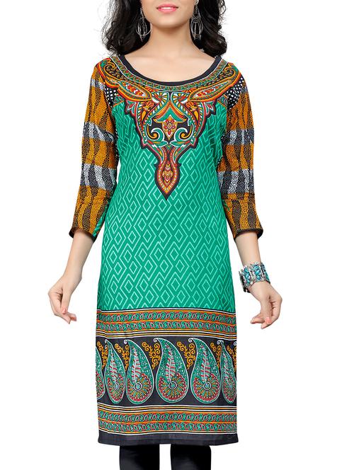women's straight kurta - 11539613 - Very Small Image - 1