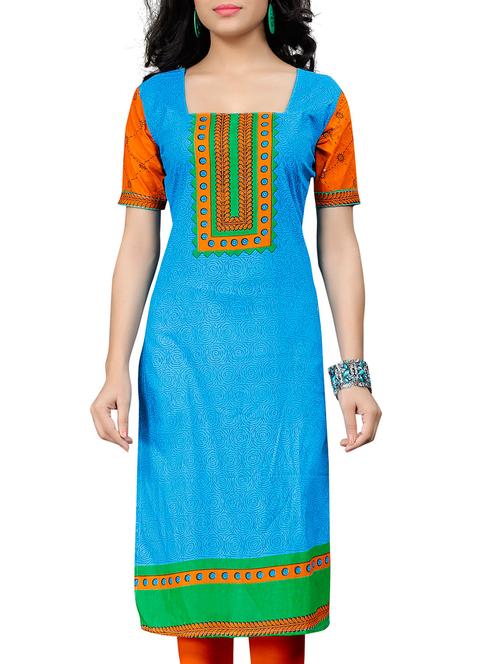 women's straight kurta - 11539634 - Very Small Image - 1