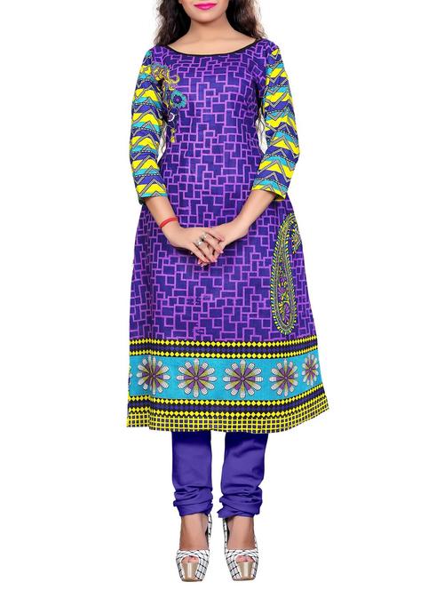 multi colored cotton kurta - 11539755 - Very Small Image - 1